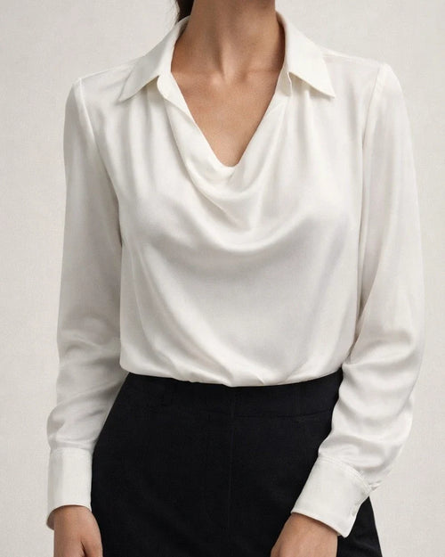 New Spring Women's Solid Color Swing Collar Women's Blouse Shirt | JRSEE:0f8ded79-32e2-47a7-8b0f-081f1f2eb621