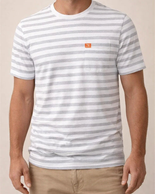 New Summer Arrival Men's Fashionable Casual Striped Short-Sleeve Round-Neck T-Shirt | JRSEE:8f52edc2-d101-4c73-8f79-b526c3a5cfb0