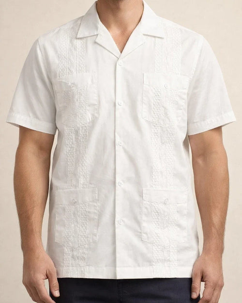 New Summer Men’s Short-Sleeve Solid-Color Casual Open-Front Shirt 2 | JRSEE:7a5c44c7-e944-496c-a626-e27c39dfcf1f