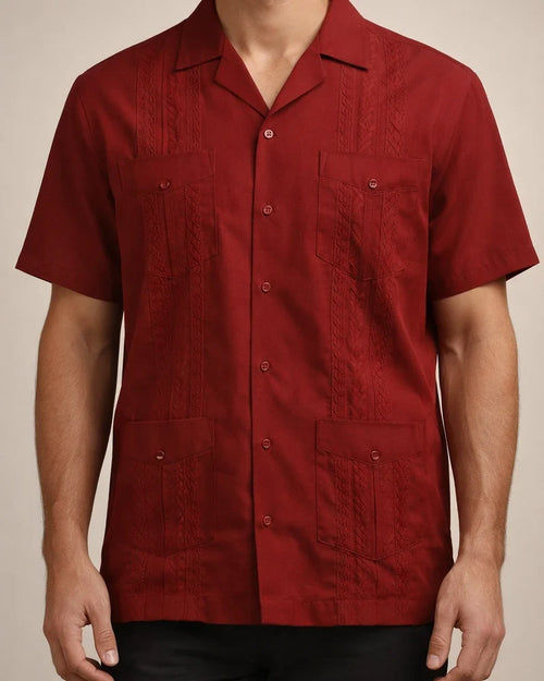 New Summer Men’s Short-Sleeve Solid-Color Casual Open-Front Shirt 2 | JRSEE:7e7da349-b6ac-467e-b196-b17801f9d1d8