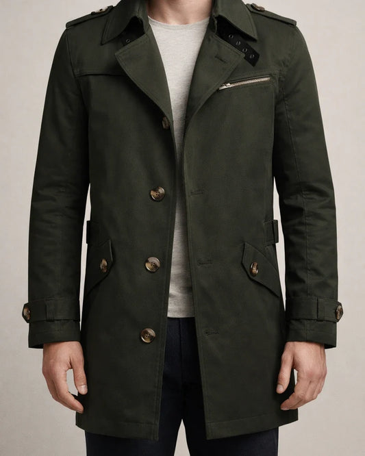 New Tops Men's Cotton Big Yards in The Long Section Jacket Men's Casual Solid Color Coat | JRSEE:9a94c979-b405-4907-baac-dabcd099320e
