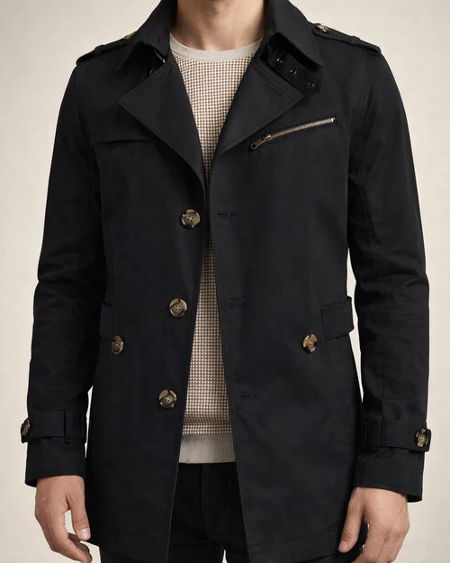 New Tops Men's Cotton Big Yards in The Long Section Jacket Men's Casual Solid Color Coat | JRSEE:a366aca4-2c0d-4c60-bbdb-435a0756d4c9