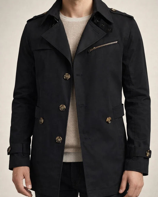 New Tops Men's Cotton Big Yards in The Long Section Jacket Men's Casual Solid Color Coat | JRSEE:a366aca4-2c0d-4c60-bbdb-435a0756d4c9