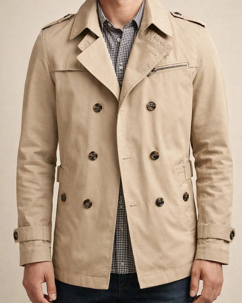 New Tops Men's Cotton Big Yards in The Long Section Jacket Men's Casual Solid Color Coat | JRSEE:2af1b817-4f0d-44f1-84a2-553709c648d8