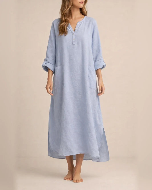 New Women's Autumn and Winter Elegant Solid Color Irregular Dress Simple Long Dresses | JRSEE:e0c26b31-4602-4553-b76c-f63022278dd2