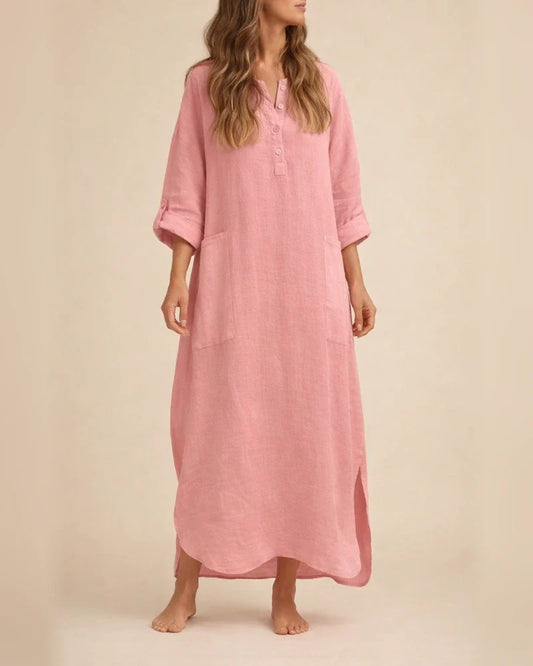 New Women's Autumn and Winter Elegant Solid Color Irregular Dress Simple Long Dresses | JRSEE:8b602696-5e82-4118-8e9f-634361317ce9