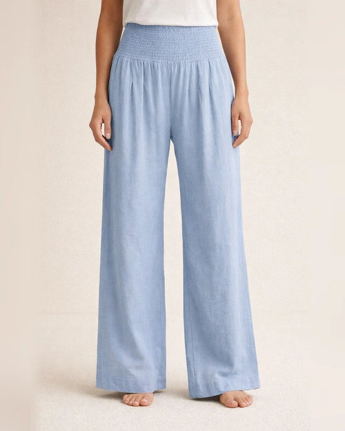 New Women's Casual Pants Casual Wind Cotton and Linen Comfortable Mid-waist Solid Color Pants | JRSEE:72f3e1e2-92d4-4400-8e15-2b5f3b3cad20