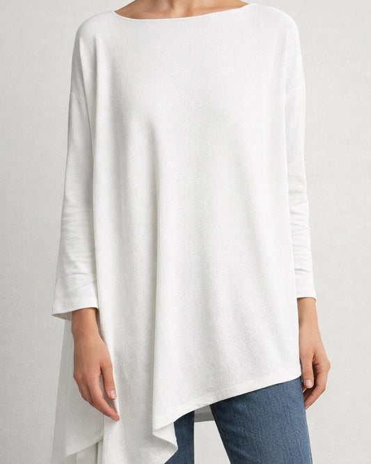 New Women's Long-sleeved Irregular Solid Color Pullover T-shirt Casual Loose Tops Eight Colors Plus Size | JRSEE:70396f2f-dd6e-4edc-b1ee-cb9cf0a8f0dc