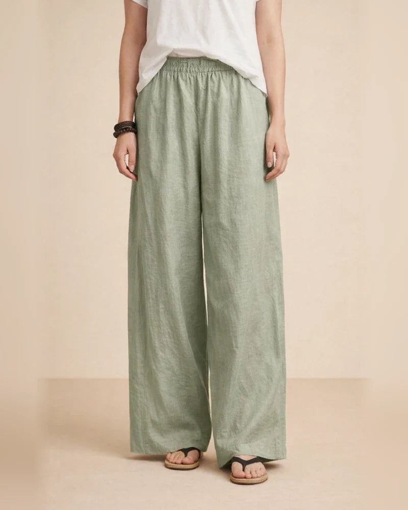 New Women's Loose Wide-legged Pants Fashion Temperament Cotton Pants | JRSEE:8054e6c2-4083-4f27-b75c-91f9a99fedb4