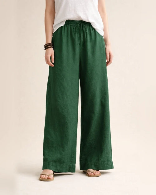 New Women's Loose Wide-legged Pants Fashion Temperament Cotton Pants | JRSEE:50f110b3-87ce-45c7-950f-8ed57a6c54df