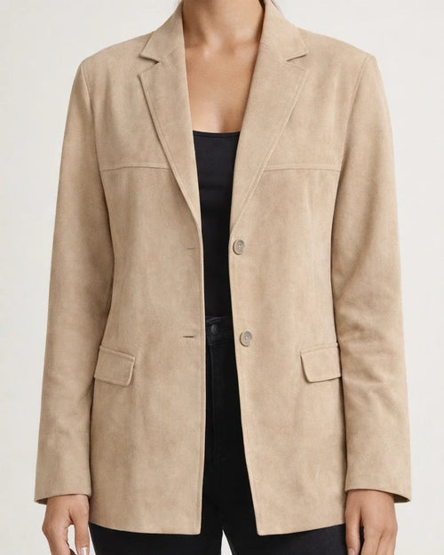 New Women's Retro-style Long-sleeved Suit Jacket | JRSEE:2e1fd07f-d8b1-49b6-8ce6-49ae1b05e6e1