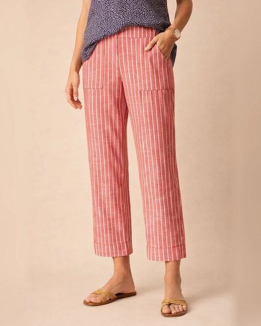 New Women's Thin Pants Striped Printed Casual Nine-minute Pants | JRSEE:9b6e2171-9aa5-46fb-ba1b-4e669306aafe