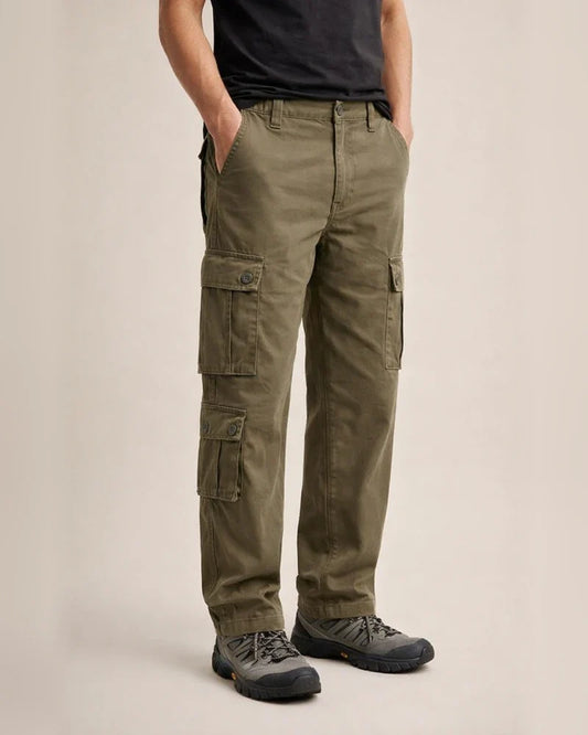 Outdoor Men's Multi-pocket Work Pants Cotton Casual Workwear Pants Loose Plus Size | JRSEE:47bbcf4e-4be9-484d-9acc-8892beca9f8d