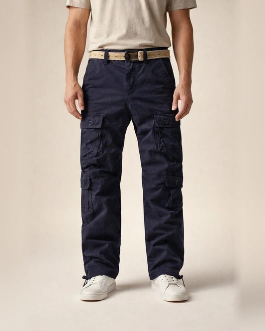 Outdoor Men's Multi-pocket Work Pants Cotton Casual Workwear Pants Loose Plus Size | JRSEE:45bf03aa-a68a-4fbd-b8e0-42e2ece0c5c0