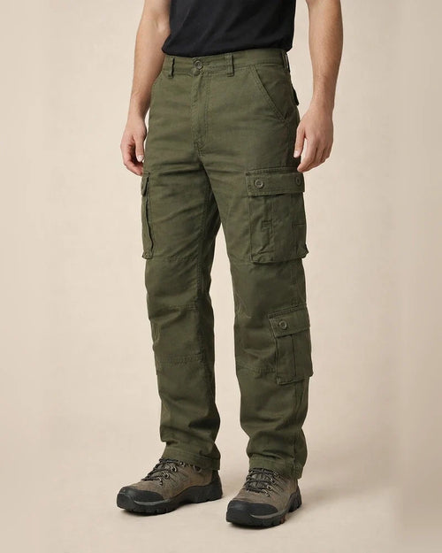 Outdoor Men's Multi-pocket Work Pants Cotton Casual Workwear Pants Loose Plus Size | JRSEE:86d4a2a2-b044-40b6-ad73-f545ea11a475