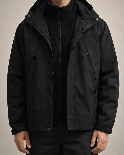 Outdoor Three-in-one Punching Jacket Men and Women Removable Two-piece Windproof Waterproof Mountaineering Clothing Jacket Men | JRSEE:c7cdbe20-19c7-4d55-98cc-884288d360f5
