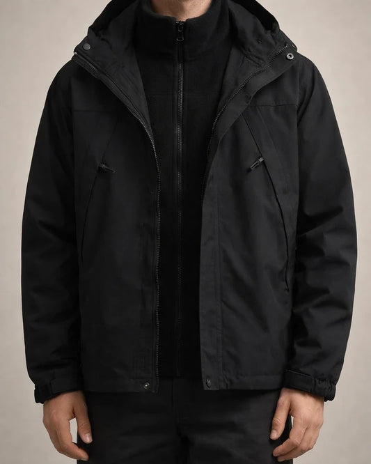 Outdoor Three-in-one Punching Jacket Men and Women Removable Two-piece Windproof Waterproof Mountaineering Clothing Jacket Men | JRSEE:c7cdbe20-19c7-4d55-98cc-884288d360f5
