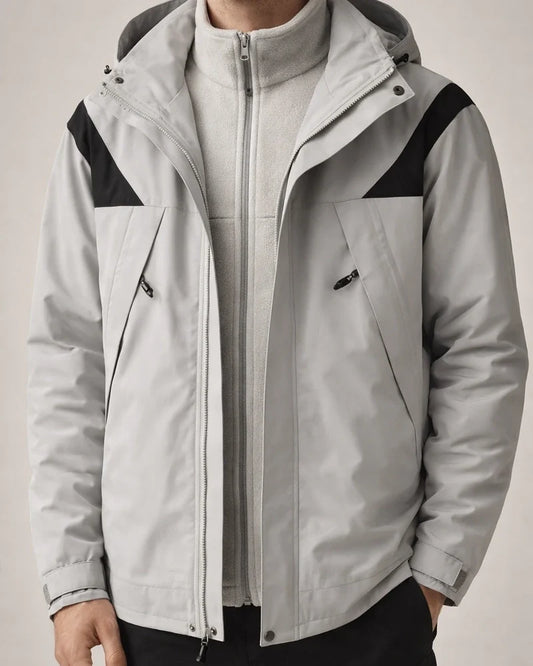 Outdoor Three-in-one Punching Jacket Men and Women Removable Two-piece Windproof Waterproof Mountaineering Clothing Jacket Men | JRSEE:eede0ec3-67e0-4166-8ccb-3a3df51e0488