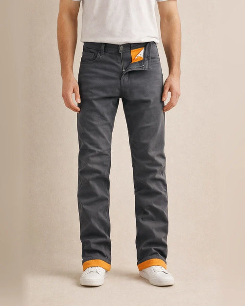 Plus Size Men's Winter Fleece-Lined Thermal Jeans Straight Leg Slim Fit Thickened Men's Denim Pants | JRSEE:a9c793a8-30aa-429b-abef-cfd4ec56cb41