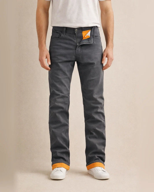 Plus Size Men's Winter Fleece-Lined Thermal Jeans Straight Leg Slim Fit Thickened Men's Denim Pants | JRSEE:a9c793a8-30aa-429b-abef-cfd4ec56cb41