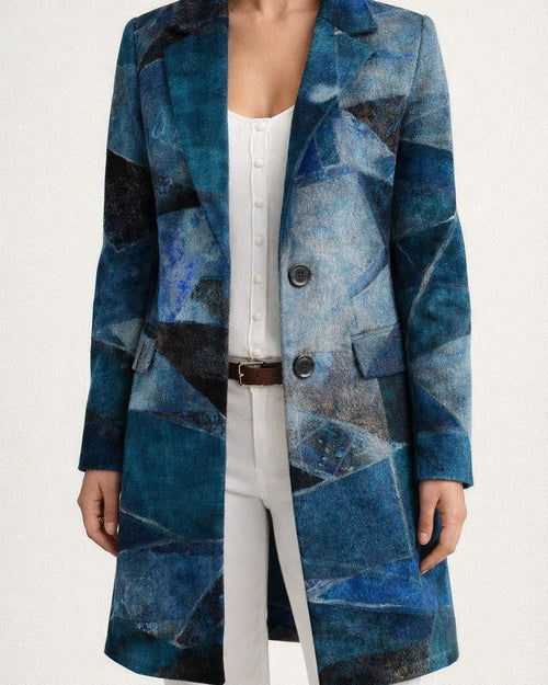 Printed Casual Loose Women's Coat | JRSEE:869ede8e-0ce1-4ac3-a10a-7bae3e37f73a