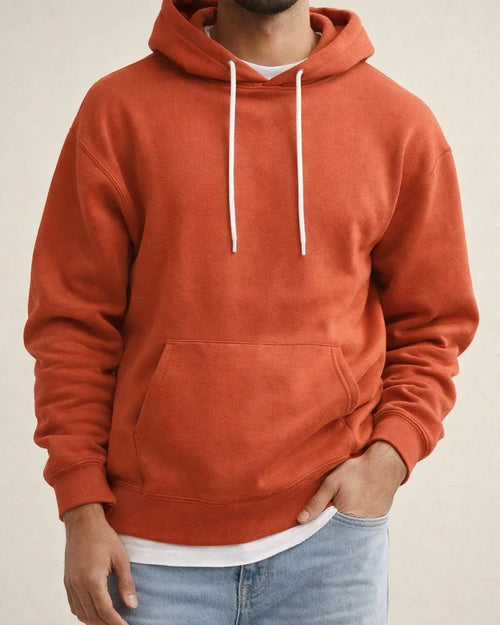 Pullover Long Sleeve Padded Drop Shoulder Sleeve Men's Hoodie Loose Casual Fleece Pocket Men's Hooded Sweatshirt | JRSEE:1426bbfe-7c99-42dc-8722-810d1832a901