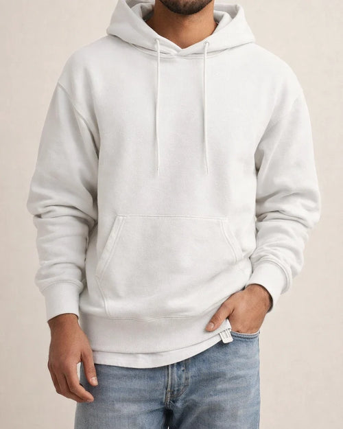Pullover Long Sleeve Padded Drop Shoulder Sleeve Men's Hoodie Loose Casual Fleece Pocket Men's Hooded Sweatshirt | JRSEE:1c84708e-4ee0-4a79-985d-f11e9e5de60b