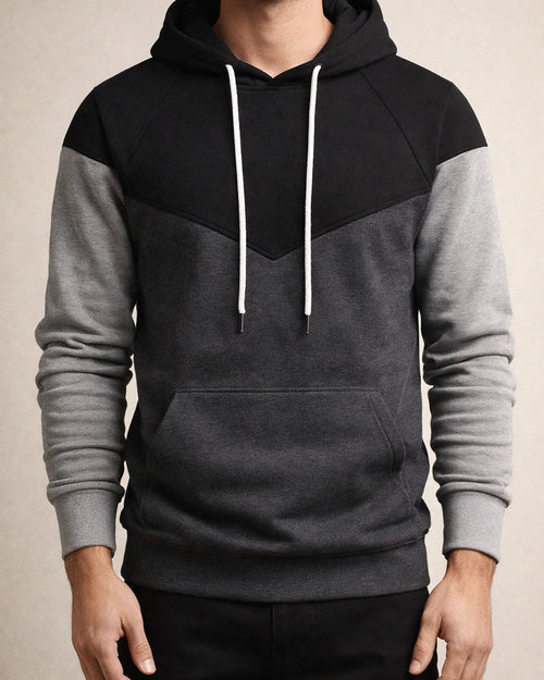 Pullover Solid Color Round Neck Pockets Long-sleeved Men's Color Blocking Color Collision Fashion Sweater Men's Casual Sports Tops | JRSEE:dfec4d3a-3d04-4d0c-90a0-a463327f2217