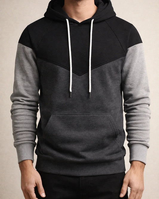 Pullover Solid Color Round Neck Pockets Long-sleeved Men's Color Blocking Color Collision Fashion Sweater Men's Casual Sports Tops | JRSEE:dfec4d3a-3d04-4d0c-90a0-a463327f2217