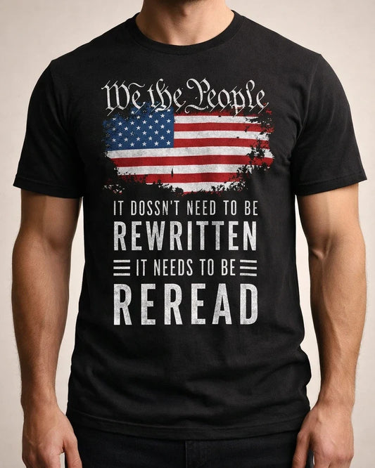 REREAD Cotton Printed Men's T-shirt | JRSEE:8e91459a-e495-4140-ac81-df72302cebfc
