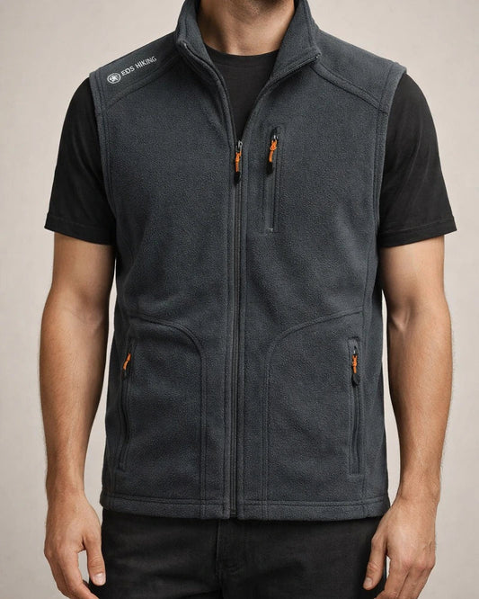 Rocker Fleece Vest Men's Fall and Winter Sleeveless Fleece Jacket Handsome Solid Color Warm Undershirt Shoulders Large Size Outdoor Mountaineering Clothing | JRSEE:8089179d-d5e2-4b81-a8f0-7388ce1901dd