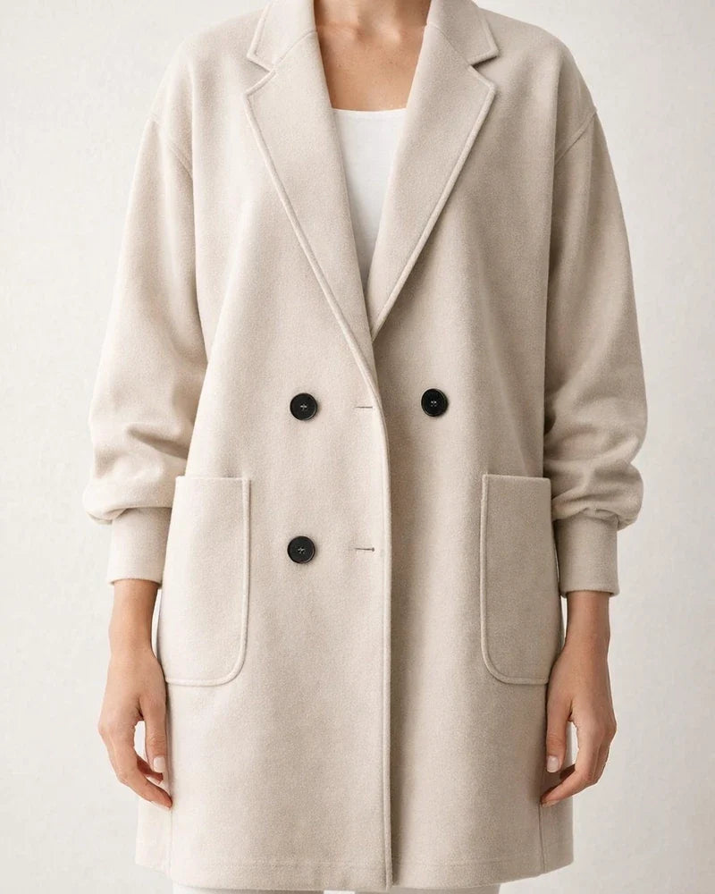 Seven-sleeve Single-breasted Lapel Pocket Solid Color Coat | JRSEE:b1ac2c41-b246-4661-8e21-775f70a38986