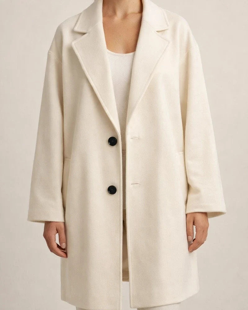 Seven-sleeve Single-breasted Lapel Pocket Solid Color Coat | JRSEE:9194fe93-159b-48c6-8b49-460b89710061
