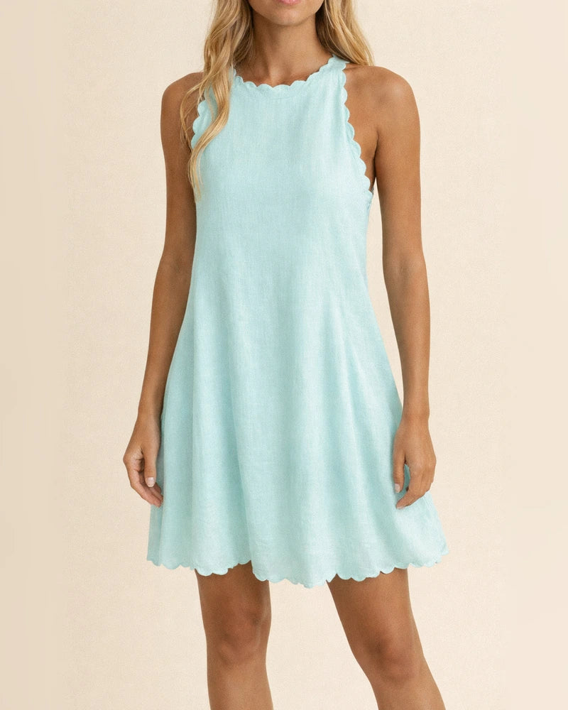 Sexy Solid Color Sleeveless Loose Women's Vest Dress | JRSEE:2a696f5d-fb0f-47d7-9546-f4f31aa29a5a