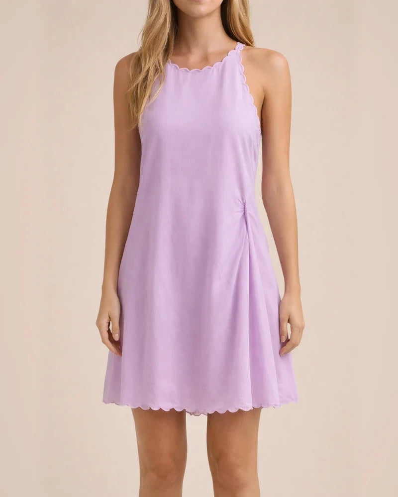 Sexy Solid Color Sleeveless Loose Women's Vest Dress | JRSEE:a7aeff95-bc2d-4e50-a4fa-5f9790831665