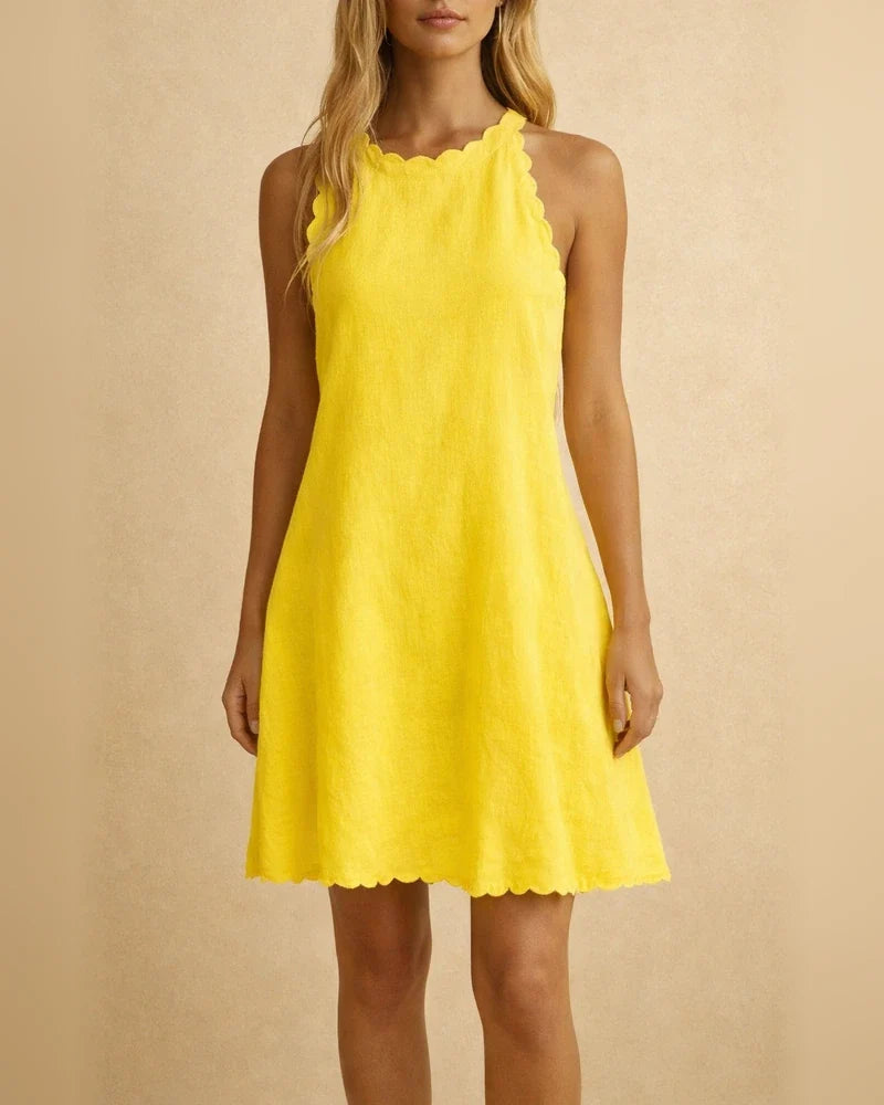 Sexy Solid Color Sleeveless Loose Women's Vest Dress | JRSEE:141f38d4-dcb4-4a96-b8e1-5d959461bef3