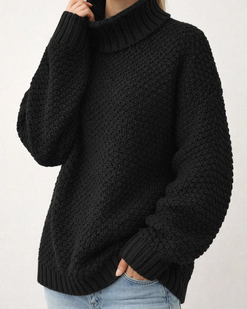 Share  Photo by Supplier   Women's Sweater Pullover Jumper Knitted Solid Color Basic Casual Chunky Long Sleeve Loose Sweater Cardigans Turtleneck Fall Winter Light Blue Green White | JRSEE:b7114b8e-ce0c-4a31-869c-ec7df4e2234a