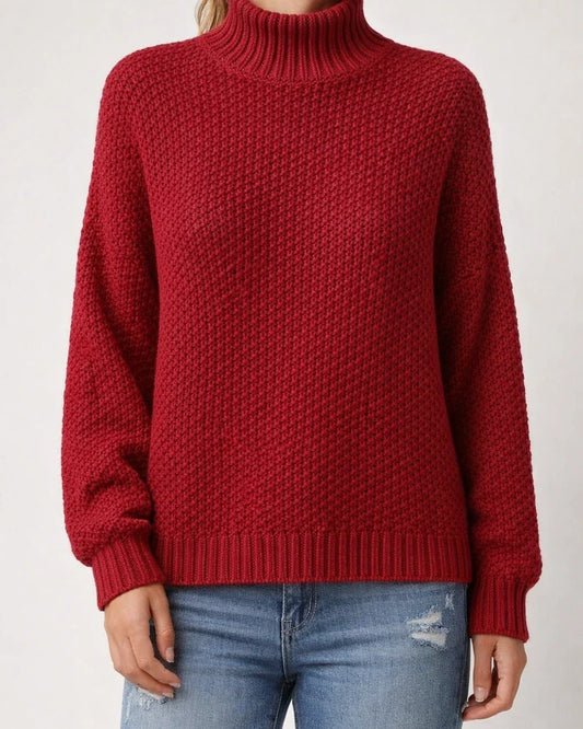 Share  Photo by Supplier   Women's Sweater Pullover Jumper Knitted Solid Color Basic Casual Chunky Long Sleeve Loose Sweater Cardigans Turtleneck Fall Winter Light Blue Green White | JRSEE:764ee848-3b6e-4373-bc58-0c50ea36e11f