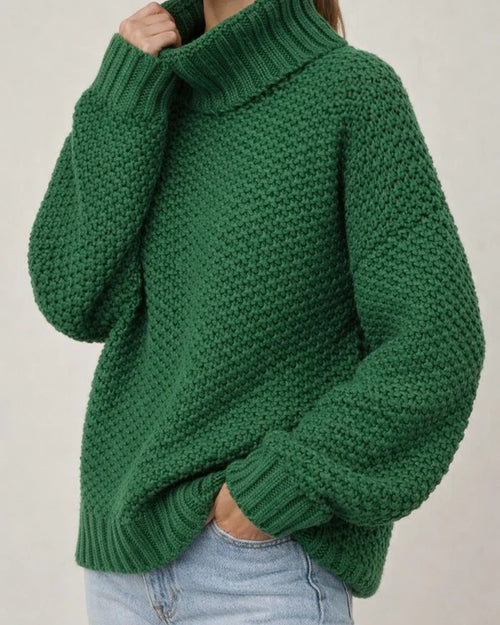 Share  Photo by Supplier   Women's Sweater Pullover Jumper Knitted Solid Color Basic Casual Chunky Long Sleeve Loose Sweater Cardigans Turtleneck Fall Winter Light Blue Green White | JRSEE:33f6188c-4815-4c7b-8e2c-71b84d5db457