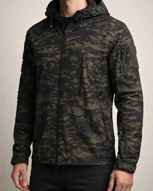 Soft Shell Fleece Outdoor Men's Windproof Waterproof Breathable Warm Jacket Sharkskin Jacket Rushing Jacket | JRSEE:ad82d6e6-a780-4015-bb74-4de3f0e0e10b