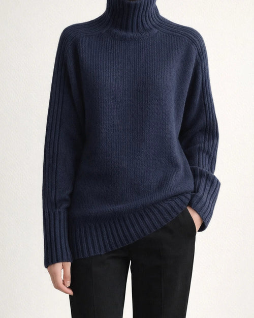 Solid Color Comfortable Loose Long Sleeve Top Temperament Sweater | JRSEE:f5217f42-9beb-45ab-acac-be7e6e63b298