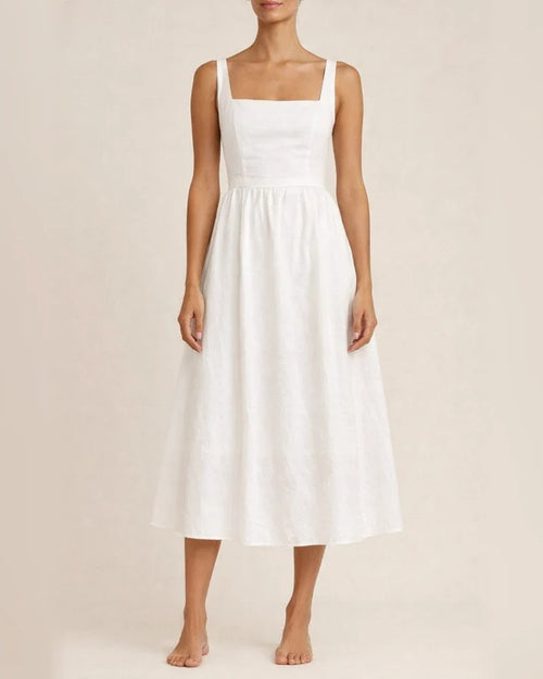 Solid Color Halter Simple Sexy Backless Dress | JRSEE:da823fd6-c994-4afe-8247-beec4c00d9e7