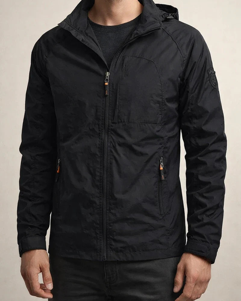 Solid Color Jacket Men Windbreaker Windproof Rushing Jacket Casual Loose Hooded Professional Outdoor Windproof Jacket | JRSEE:bfb7764c-e95c-4757-badb-a1eef3968961