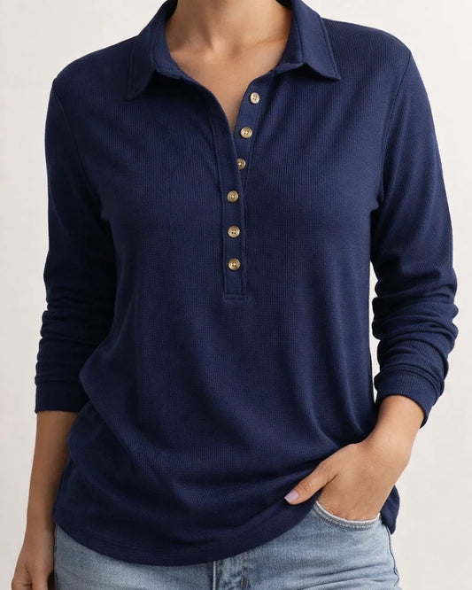 Solid Color Knit Sweater Women Lapel Long-sleeved Bottoming Tops New Fall and Winter | JRSEE:a2e7f942-e4ab-42ef-a4ca-bf2186adfa43