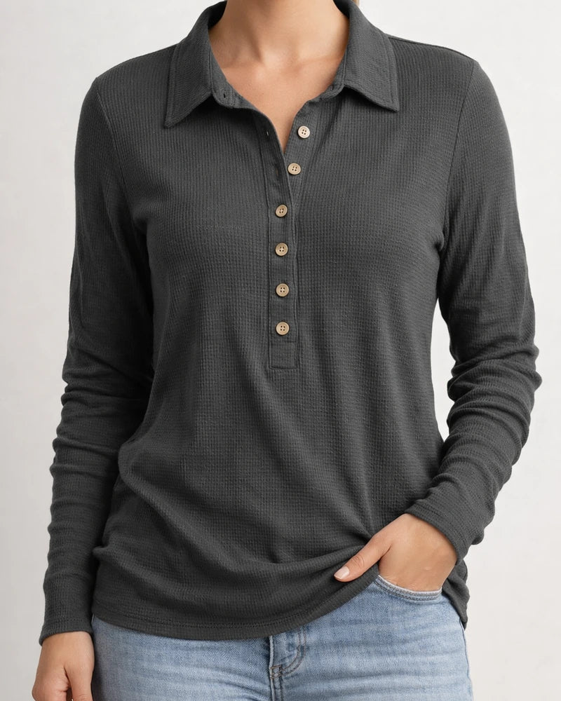 Solid Color Knit Sweater Women Lapel Long-sleeved Bottoming Tops New Fall and Winter | JRSEE:526deaa9-ce5d-491c-9a5c-7b7ff56a8c00
