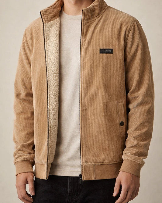 Solid Color Padded Thickened Cotton Jacket Men's Middle-aged Loose Casual Workwear Multi-pocket Corduroy Lapel Jacket Male | JRSEE:ec66e225-4f60-443b-8111-1584e51f2650