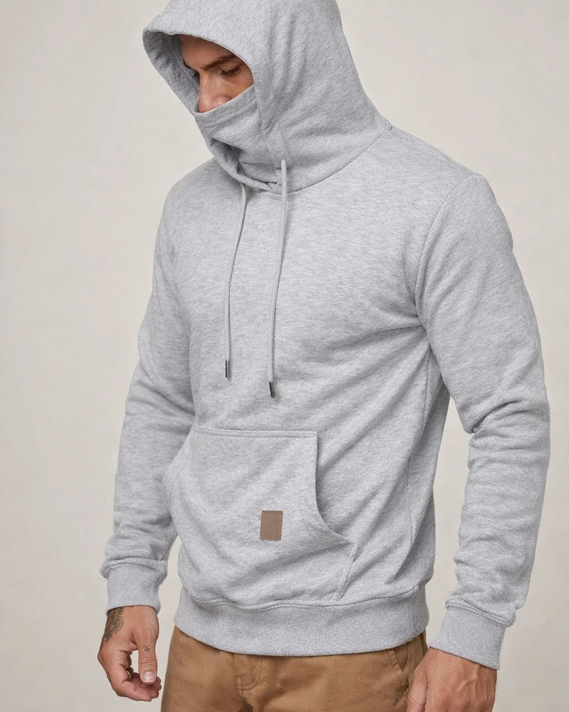 Sportswear Men's Hooded Long-sleeved Fleece Sweater Men's Mask Sweater | JRSEE:0136fff0-5493-4539-8ed5-00c46669ec9a