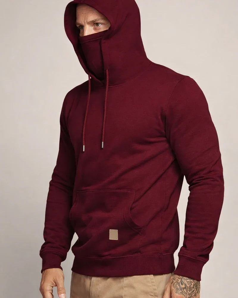 Sportswear Men's Hooded Long-sleeved Fleece Sweater Men's Mask Sweater | JRSEE:e7526fc2-8118-4e63-accc-c64e96f85312