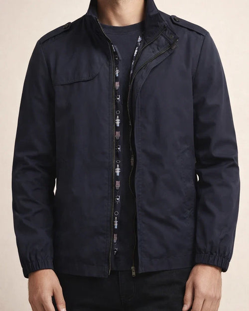Spring and Autumn models of men's casual jackets stand-up collar work jacket solid color shoulder badge flight suit outerwear men's clothing | JRSEE:68055d42-d35b-4143-9c56-4d360a1efc5a