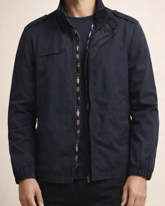 Spring and Autumn models of men's casual jackets stand-up collar work jacket solid color shoulder badge flight suit outerwear men's clothing | JRSEE:68055d42-d35b-4143-9c56-4d360a1efc5a
